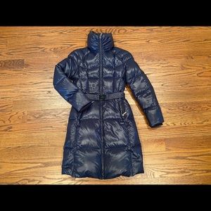 Add down long coat, size 2